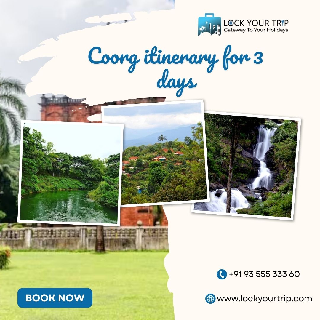 coorg itinerary for 3 days