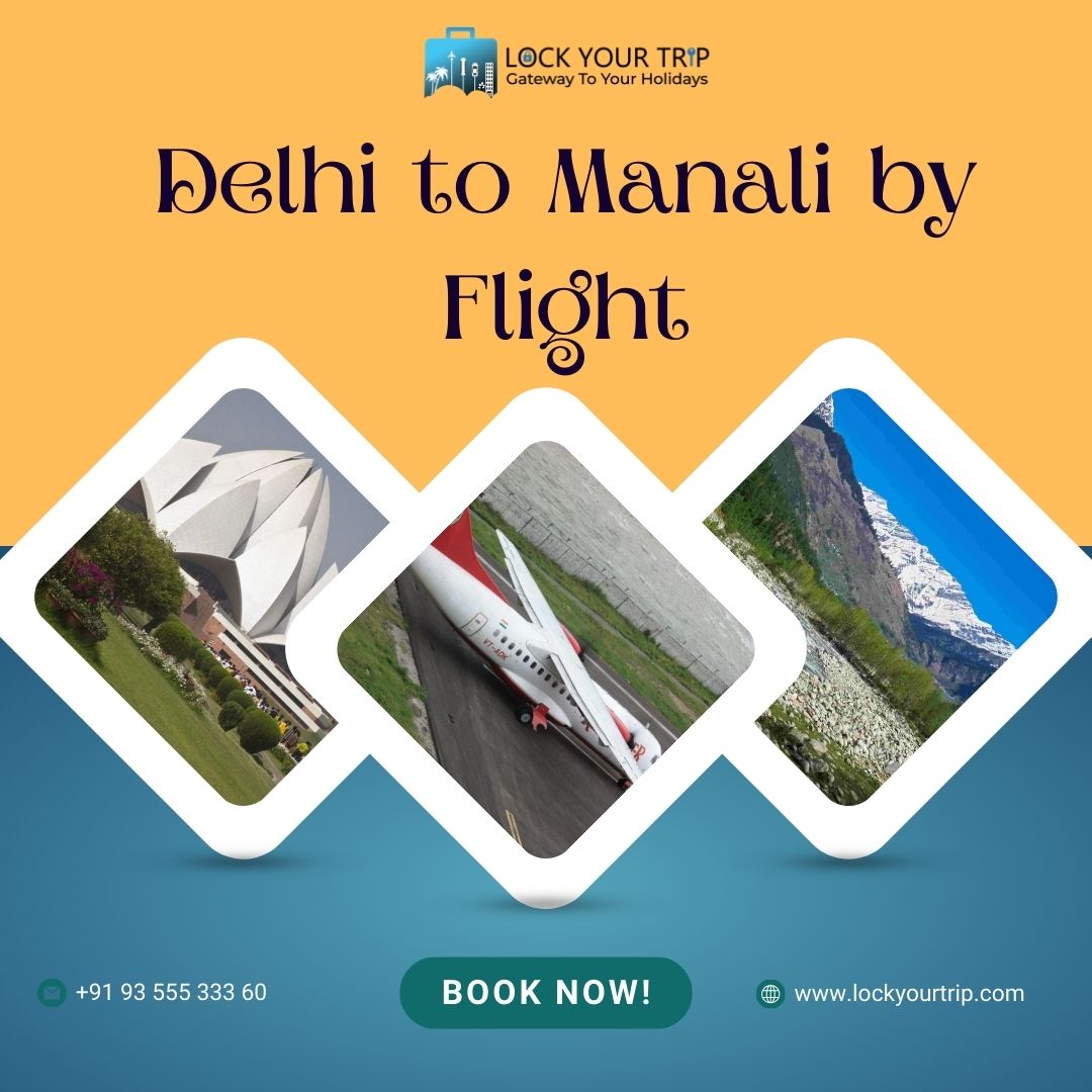 Delhi to Manali by flight